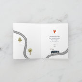 Carte de remerciement d'anniversaire d'animaux vin (Intérieur)