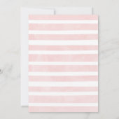 Carte de remerciement d'anniversaire de cerf flora (Dos)