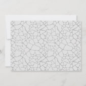 Carte de remerciement d'anniversaire de dinosaure (Dos)