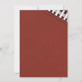 Carte de remerciement d'anniversaire de football a (Dos)