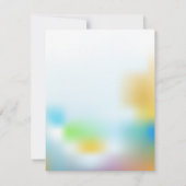 Carte de remerciement d'anniversaire éléphant mign (Dos)