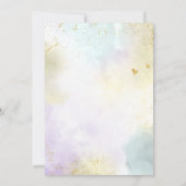 Carte de remerciement d'anniversaire florale rusti (Dos)