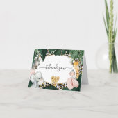 Carte de remerciement d'anniversaire pour animaux  (Devant)