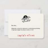 Carte de remerciement d'anniversaire pour enfants  (Devant)