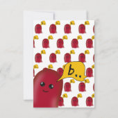 Carte de remerciement d'anniversaire pour enfants (Dos)