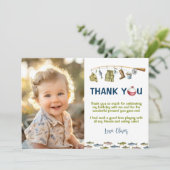 Carte de remerciement d'anniversaire pour une gran (Debout devant)