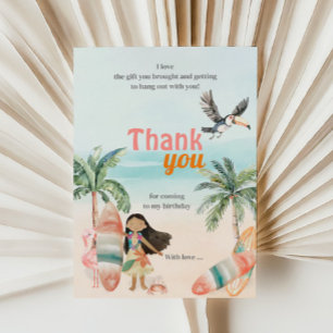 Carte de remerciement d'anniversaire pour une jour