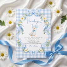 Carte de remerciement d'anniversaire Silly Goose B