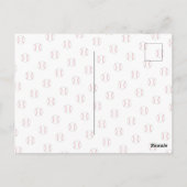 Carte de remerciement d'anniversaire sur le thème  (Dos)