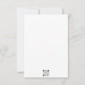 Carte de remerciement d'anniversaire surprise pour (Dos)