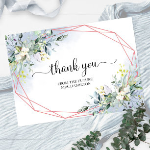 Carte de remerciement de Baby Shower géométrique a