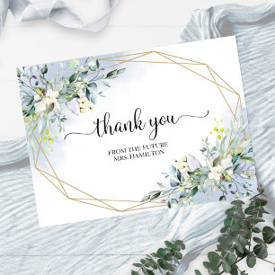 Carte de remerciement de Baby Shower géométrique e