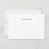 Carte de remerciement de basketball à plat (Dos)