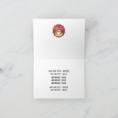 Carte de remerciement de café ou Merci (Intérieur)