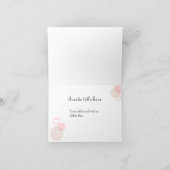 Carte de remerciement de chat noir impertinent (Intérieur)