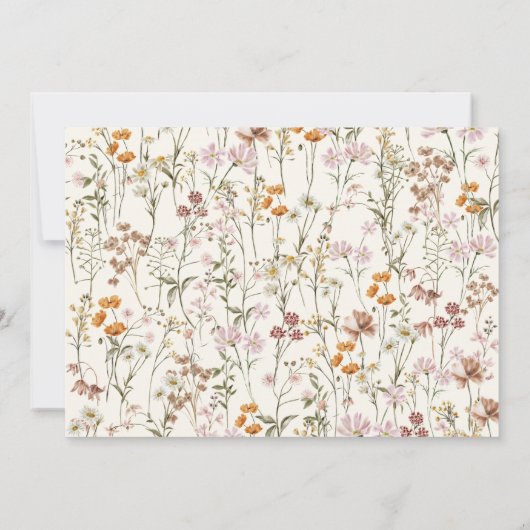 Carte de Remerciement de Fête de Fiançailles aux F (Dos)