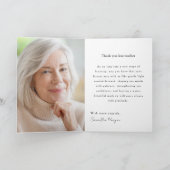 Carte de remerciement de fin d'année pour professe (Intérieur)