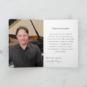Carte de remerciement de fin d'année pour professe (Intérieur)