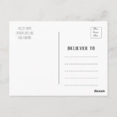 Carte de remerciement de fin d'études en écriture  (Dos)