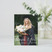 Carte de remerciement de fin d'études en photo ave (Debout devant)