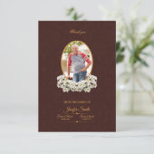 Carte de remerciement de funérailles (Debout devant)