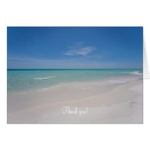 Carte de remerciement de la plage de Destin Florid