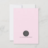 Carte de remerciement de la princesse du château (Dos)