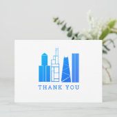Carte de remerciement de la skyline de Chicago (Debout devant)