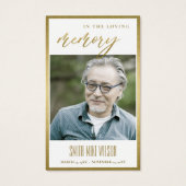 CARTE DE REMERCIEMENT DE L'ARBRE D'OR TOMBÉ SYMPAT (Devant)