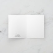 Carte de remerciement de mariage (Intérieur)