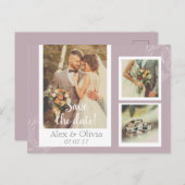 Carte de remerciement de mariage (Devant / Derrière)