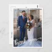 Carte de remerciement de mariage (Devant / Derrière)