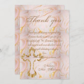 Carte de remerciement de mariage (Devant / Derrière)