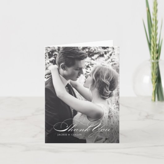 Carte de remerciement de mariage (Devant)