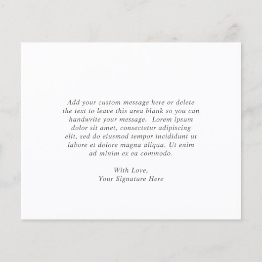 Carte de remerciement de mariage à petit prix Dust (Dos)