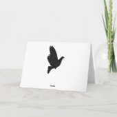 Carte de remerciement de mariage à vélo tandem (Dos)