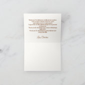 Carte de remerciement de mariage Boots and Bubbly (Intérieur)