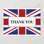 Carte de remerciement de mariage britannique Union (Devant)