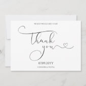 Carte de remerciement de mariage calligraphiée min (Devant)