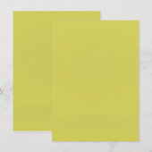 Carte de remerciement de mariage de couleur unie s (Devant / Derrière)