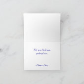 Carte de remerciement de mariage de football Rouge (Intérieur)