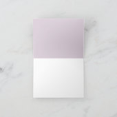 Carte de remerciement de mariage de robe de mariée (Intérieur)