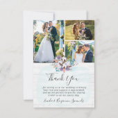 Carte de remerciement de mariage de Southern Cotto (Devant)