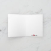 Carte de remerciement de mariage en kilt écossais (Intérieur)