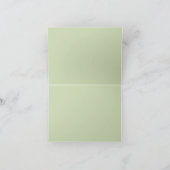 Carte de remerciement de mariage floral géométriqu (Intérieur)