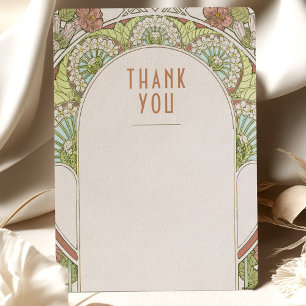 Carte de remerciement de mariage Insert Vintage Ar