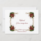 Carte de remerciement de mariage "Mariage d'hiver" (Dos)