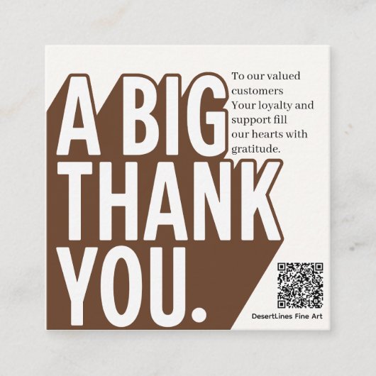 Carte de remerciement de mariage moderne gras noir (Devant)