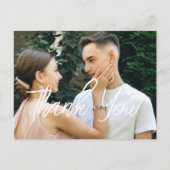 Carte de remerciement de mariage photo (Devant)