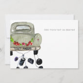 Carte de remerciement de mariage PHOTO Collage ill (Dos)